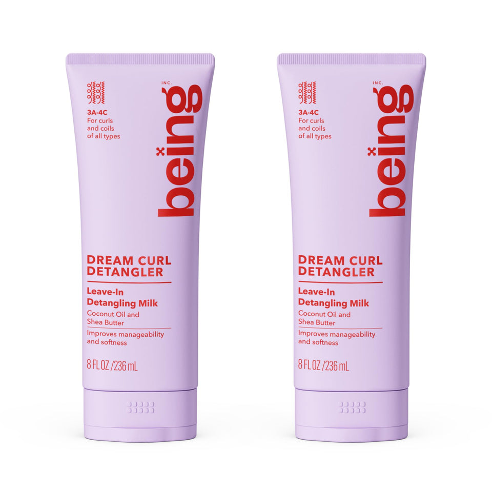 BEING INC front packaging showing two 236mL bottles for value and convenience