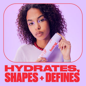BEING INC before-and-after curls showing improved definition and bounce
