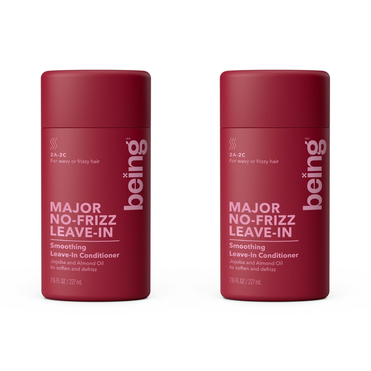 BEING INC front packaging showing two bottles and benefits
