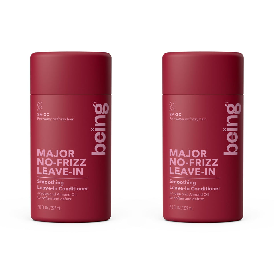 BEING INC front packaging showing two bottles and benefits