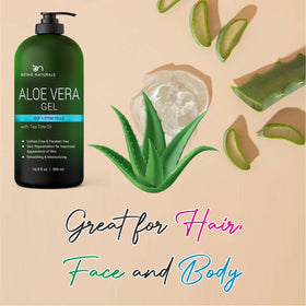 Being Naturals gel applied on forearm illustrating soothing, calming effect
