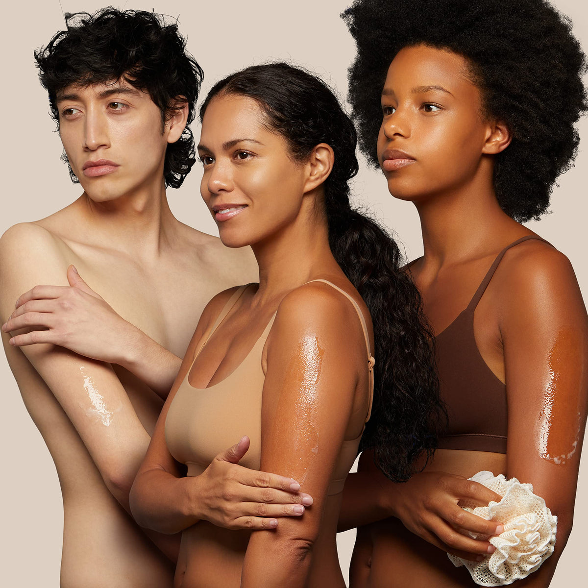 Being Naturals body wash in shower setting showing effective post-workout refresh