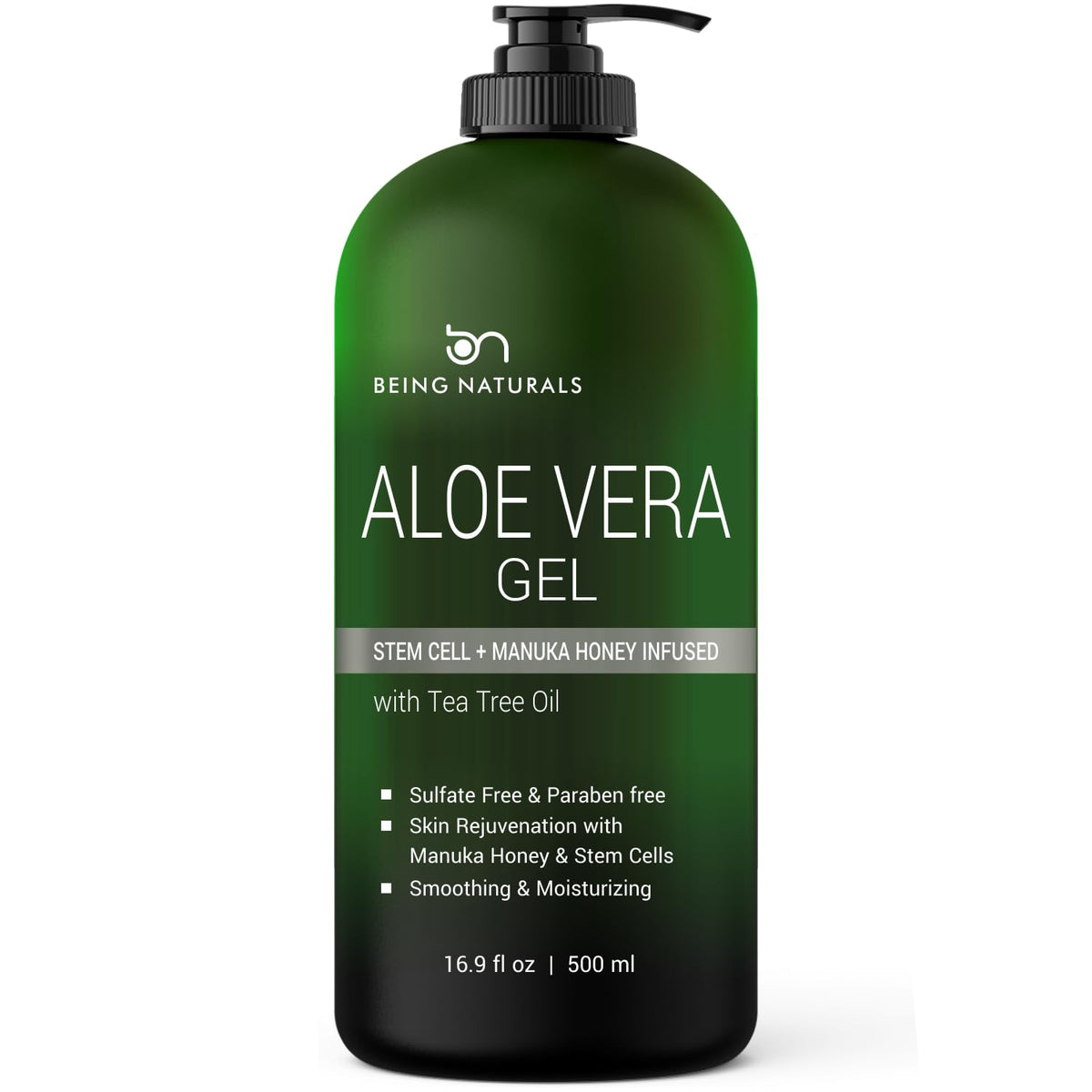 Being Naturals front packaging showing bottle and label, clear product benefit