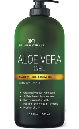 Being Naturals front packaging showing 16.9 fl oz bottle and label benefits