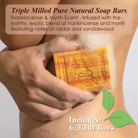 BELA close-up of triple-milled texture highlighting smoothness and lather
