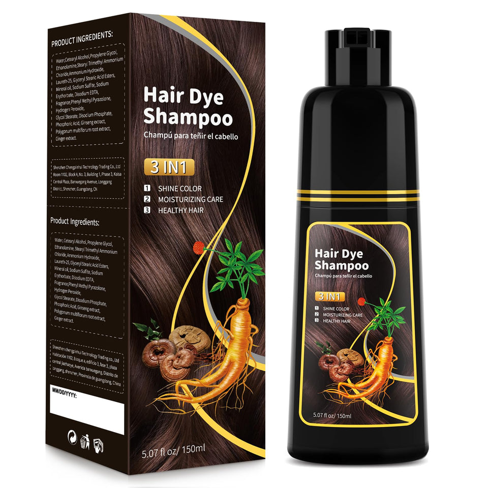 BELEZALIB front bottle showing dark brown shampoo and clear branding for quick identification