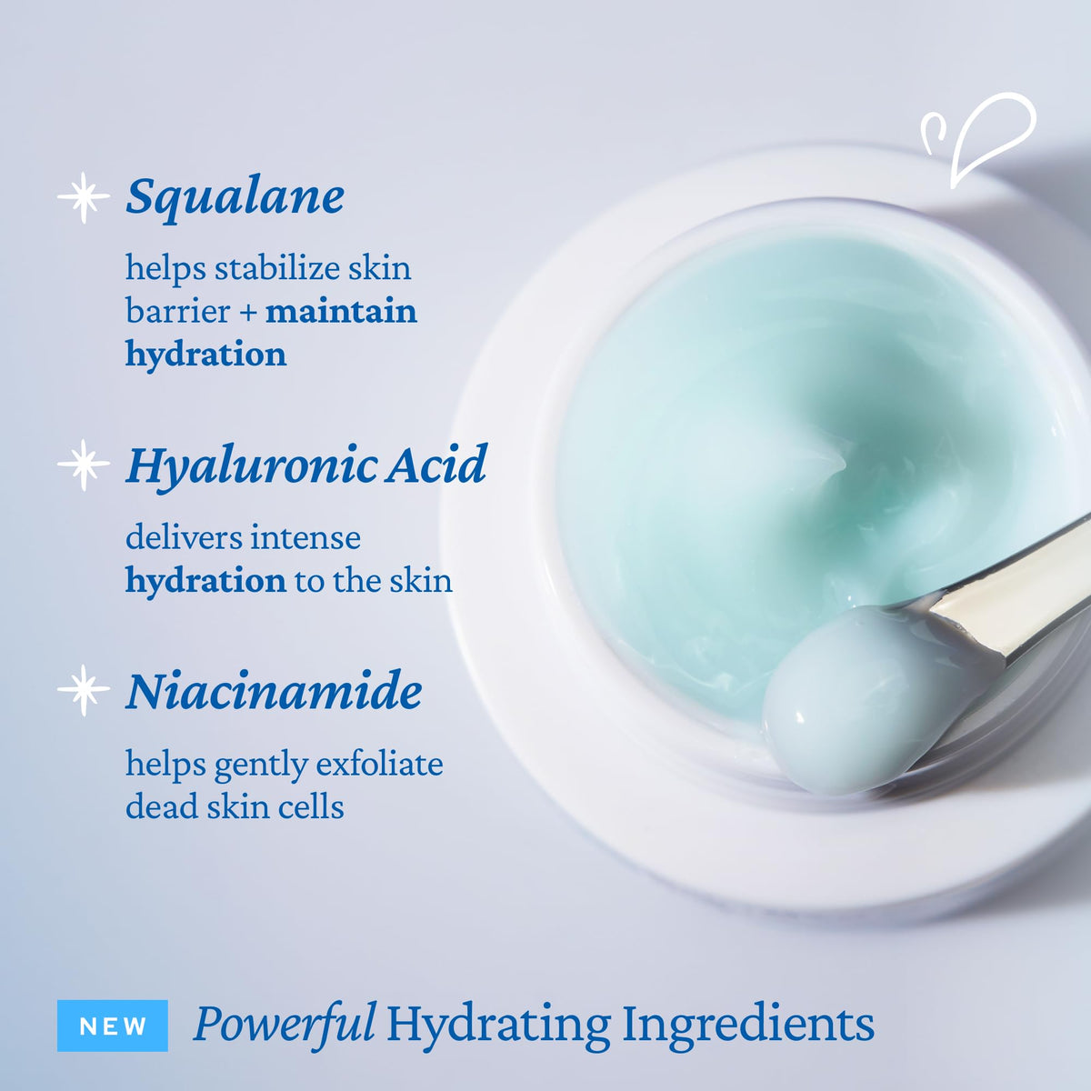 belif cream on hand being spread to show fast hydration and non-greasy feel