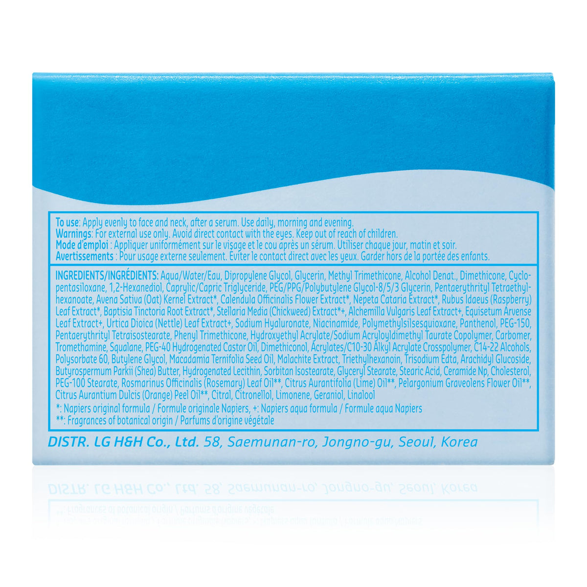belif cooling-effect gel on skin illustrating immediate refreshment and plumping