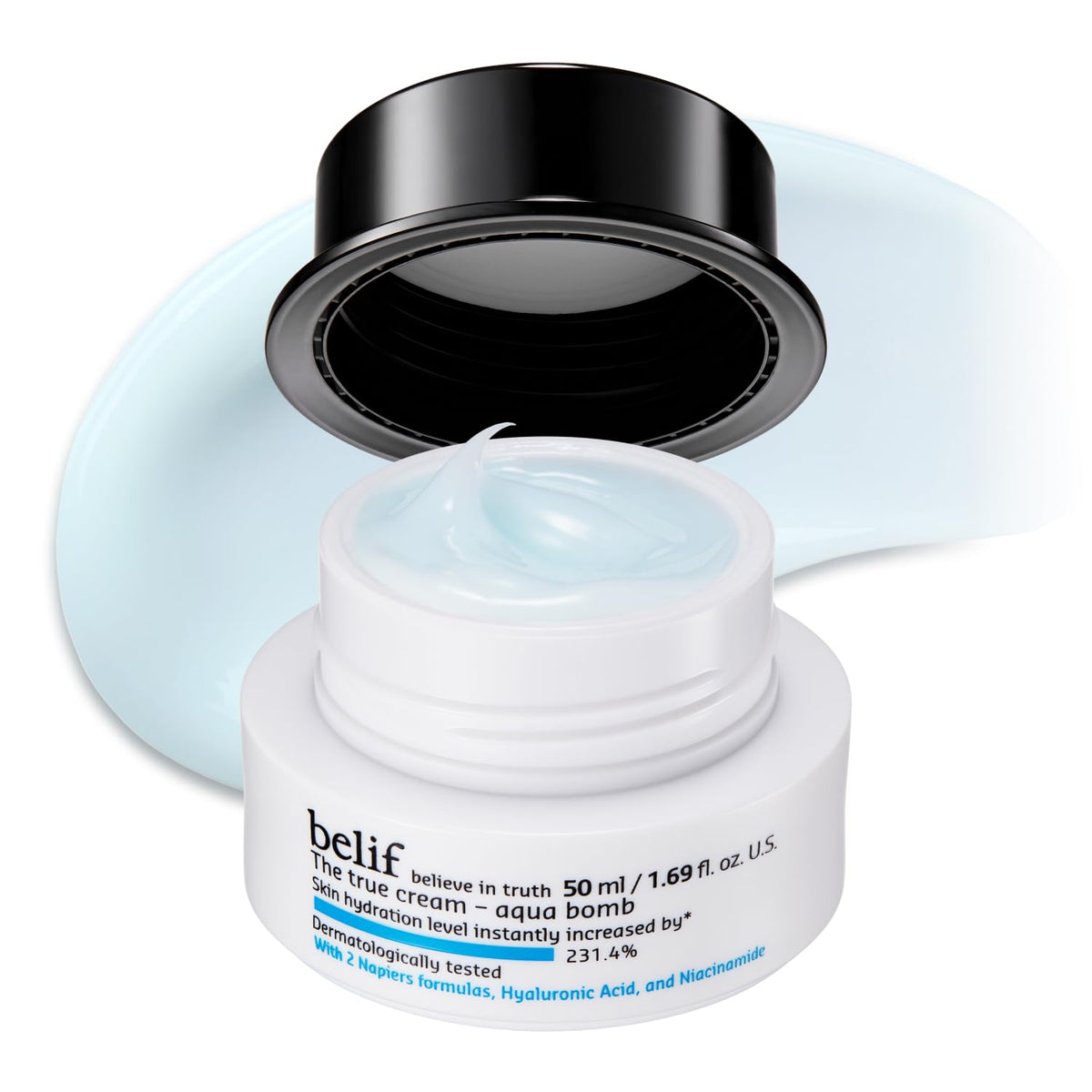 belif front packaging showing product tube and branding for clear identification and trust