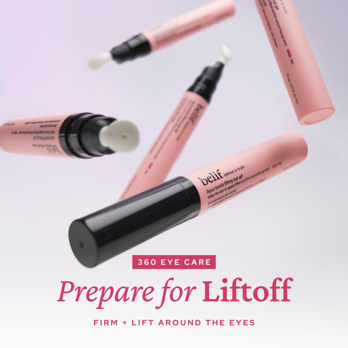 belif ceramic tip closeup illustrating cooling applicator for instant de-puffing benefit