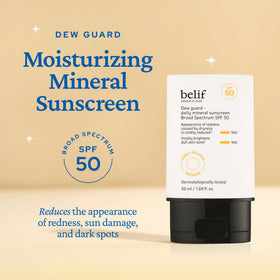 belif pump dispensing milky serum texture for easy application