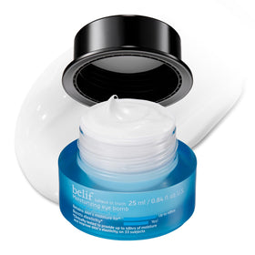 belif front jar view showing label and compact packaging for easy storage