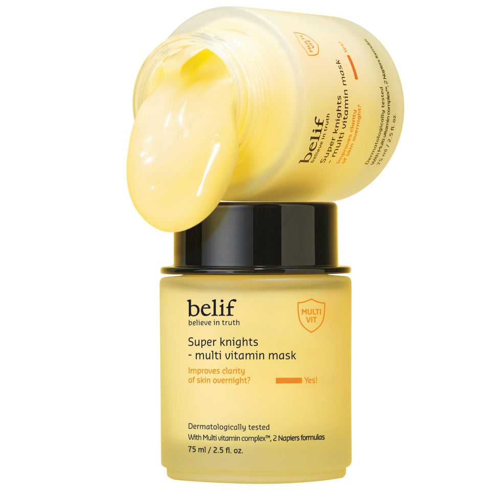 belif front packaging showing product and benefits