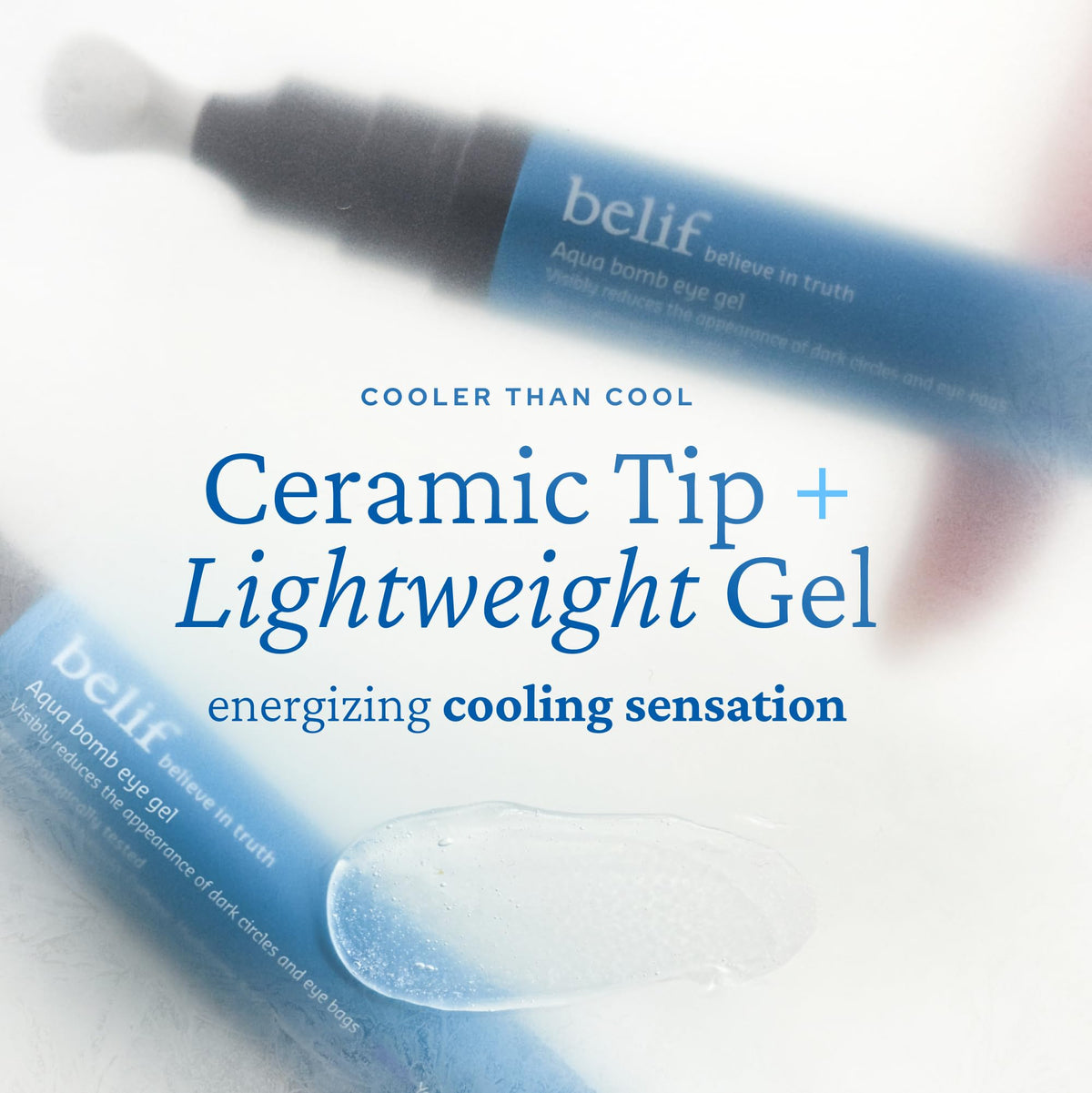 belif ingredient highlights niacinamide and vitamin C for brighter under-eye skin
