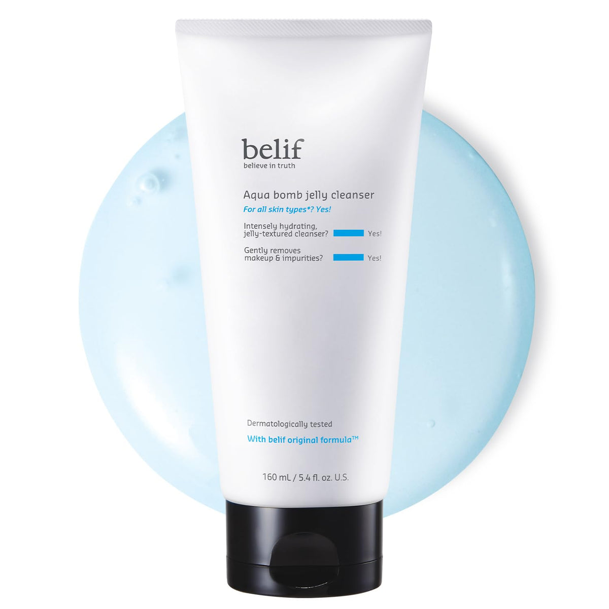 belif front packaging showing product label and size for clear identification
