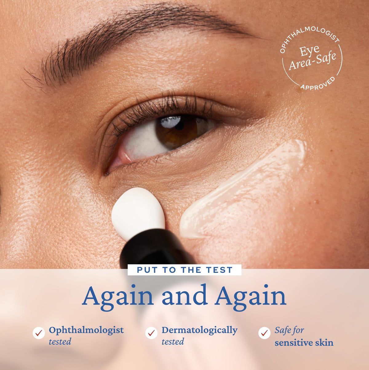 belif size comparison with tools next to skincare items showing precise application and control