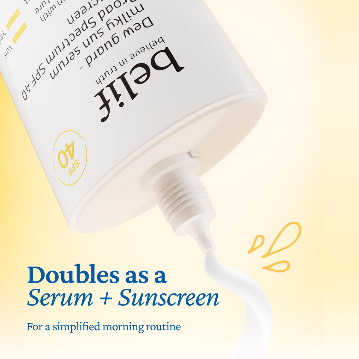 belif milky serum on hand showing lightweight texture and hydration benefit
