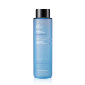 belif front packaging showing bottle and label for clear product ID and trust