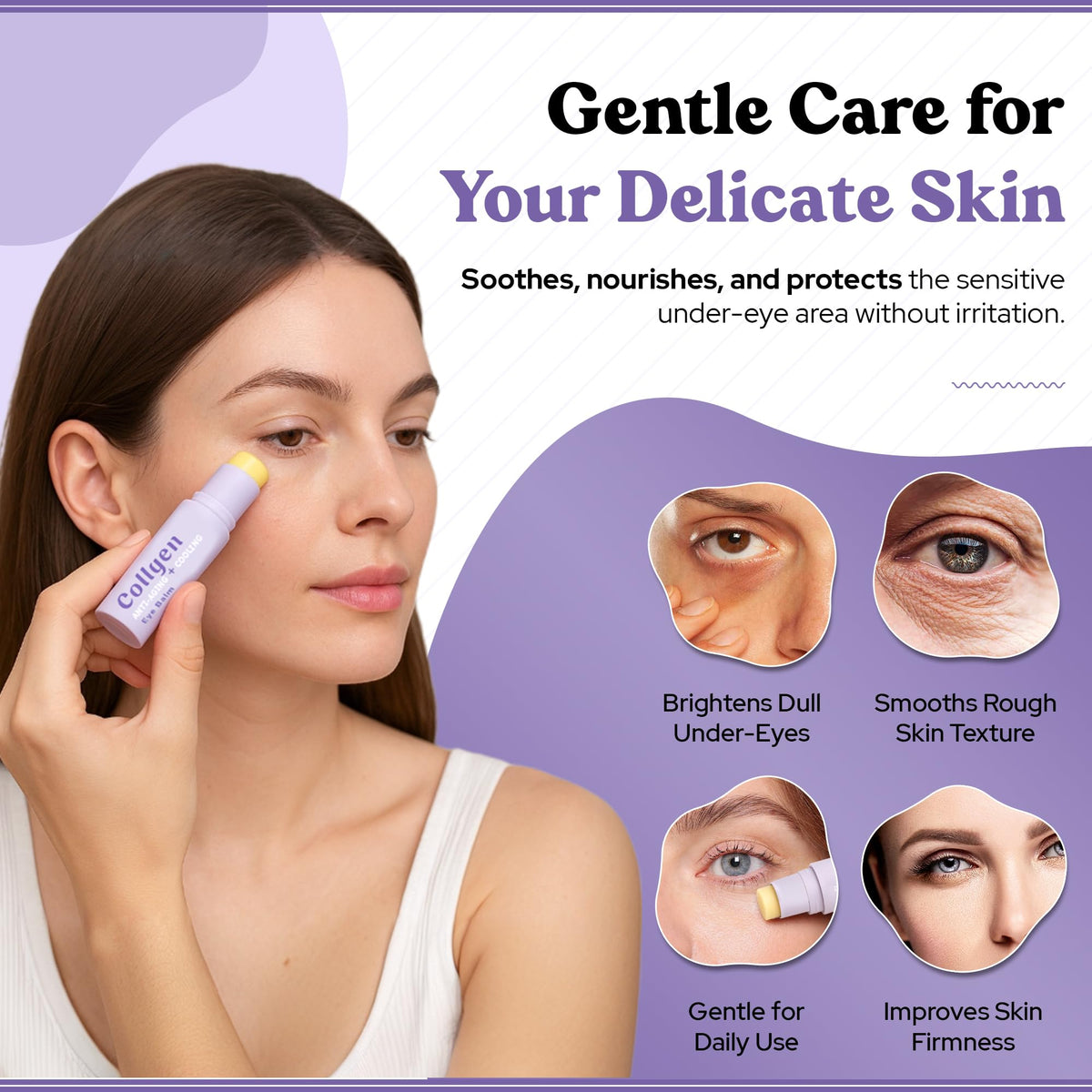 Bella Bliss product in hand to show scale and travel-friendly size benefit