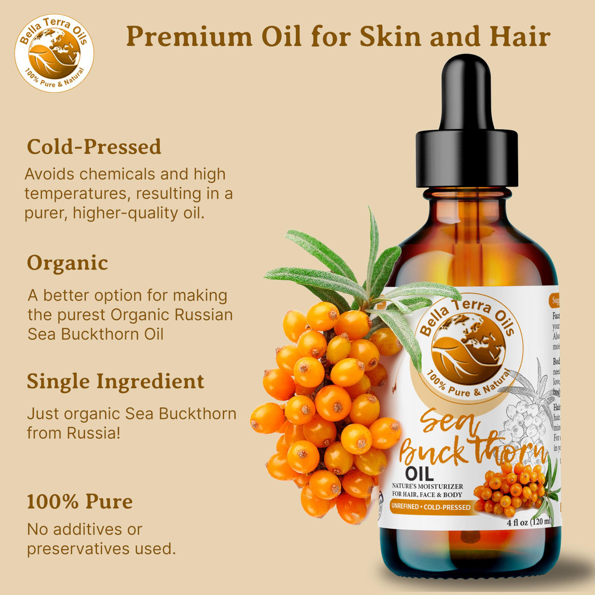 Bella Terra Oils massaged into scalp showing targeted conditioning and ease of use