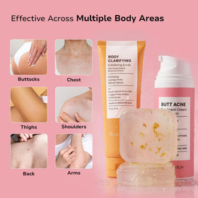 BellamiLuxx applying lotion on thighs to smooth bumps and hydrate skin