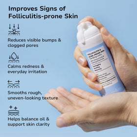 BellamiLuxx ingredients label highlighting acids and calming botanicals