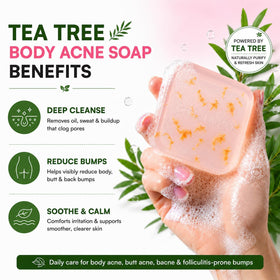 BellamiLuxx creating lather in hand to demonstrate gentle cleansing