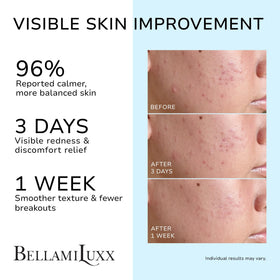 BellamiLuxx cream texture close-up highlighting lightweight, non-greasy feel
