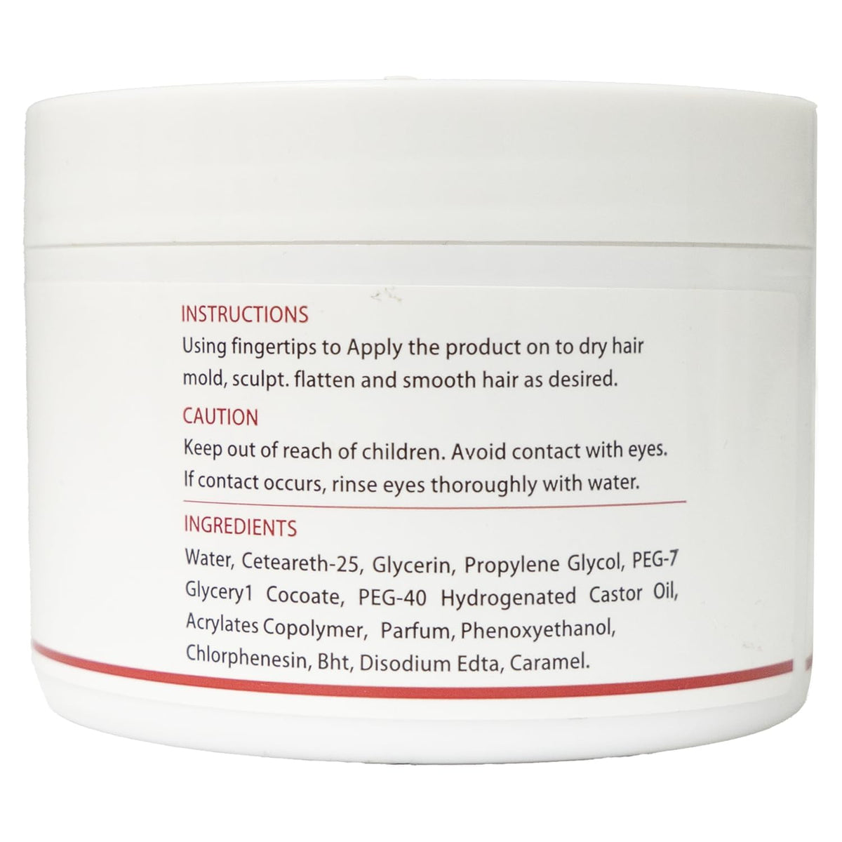 BELLATIQUE applied to hairline demonstrating edge control and sleek styling benefits
