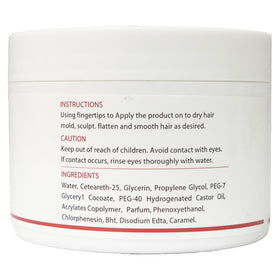 BELLATIQUE applied to hairline demonstrating edge control and sleek styling benefits