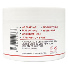 BELLATIQUE open jar close-up showing smooth gel texture for quick drying and no flaking