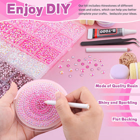 BELLEBOOST tweezers pickup pen and B7000 glue for precise application