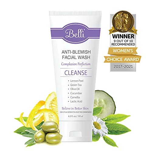 Belli gel cleanser texture close-up highlighting lightweight consistency