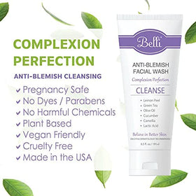 Belli wash in hand usage demonstration showing gentle lathering benefit