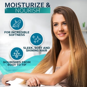 BELLISSO before and after comparison illustrating fuller-looking hair