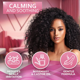 BELLISSO before-and-after hair texture comparison showing improved fullness