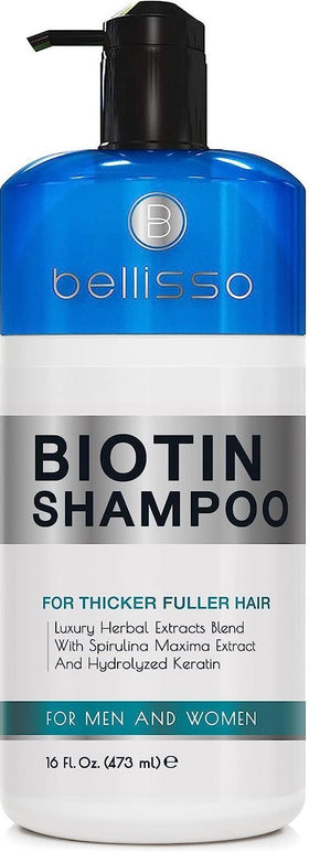 BELLISSO front bottle showing label and volumizing benefit