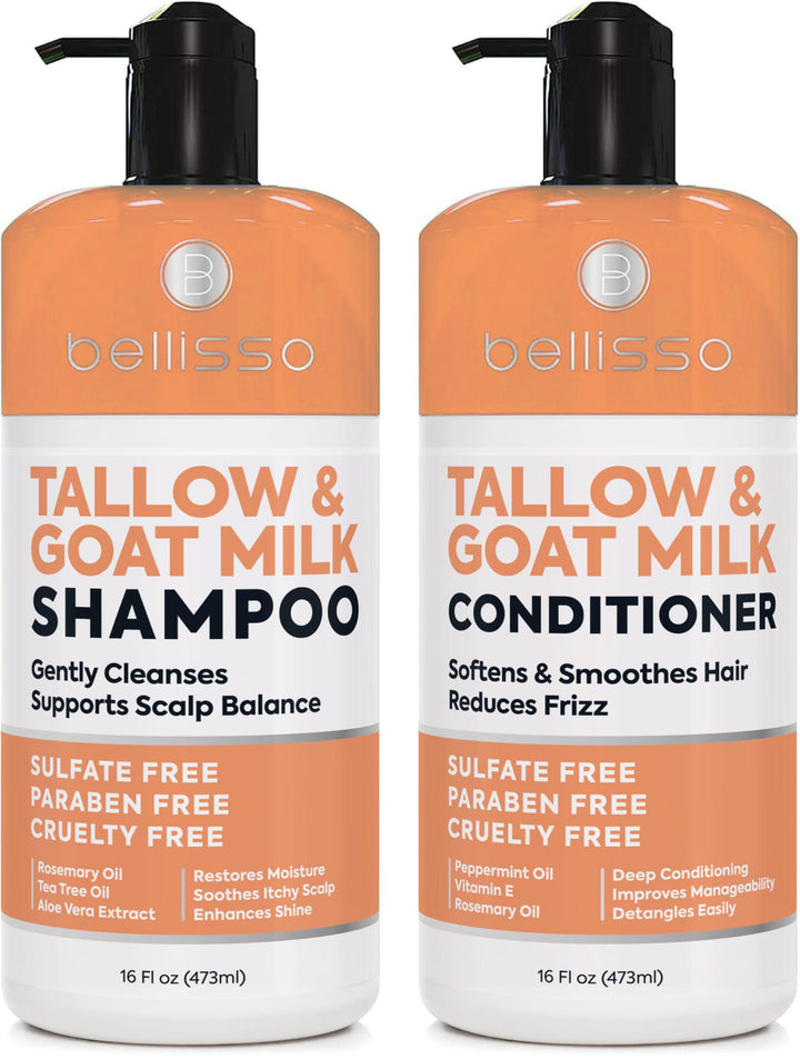 BELLISSO front packaging showing bottles and benefits