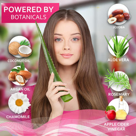 BELLISSO applied in shower demonstrating easy spread and scalp treatment benefit