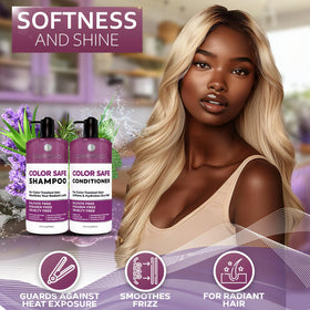 BELLISSO on bathroom shelf styled for lifestyle appeal and salon-quality care