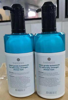 BELLISSO on bathroom shelf lifestyle shot suggesting daily use