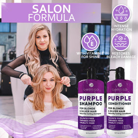 BELLISSO set styled on bathroom shelf showing salon finish
