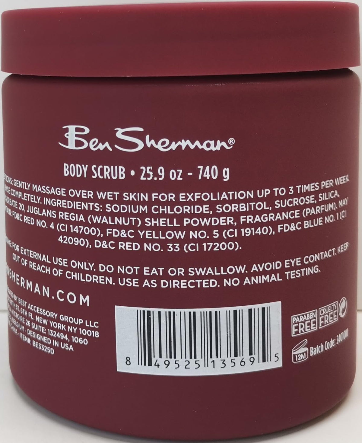 Ben Sherman jar staged in bathroom setting, suggests daily grooming routine