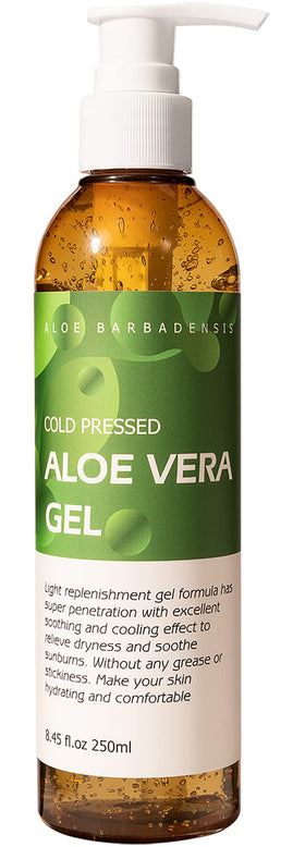 benatu front bottle showing label and size, clear aloe gel benefits hydration