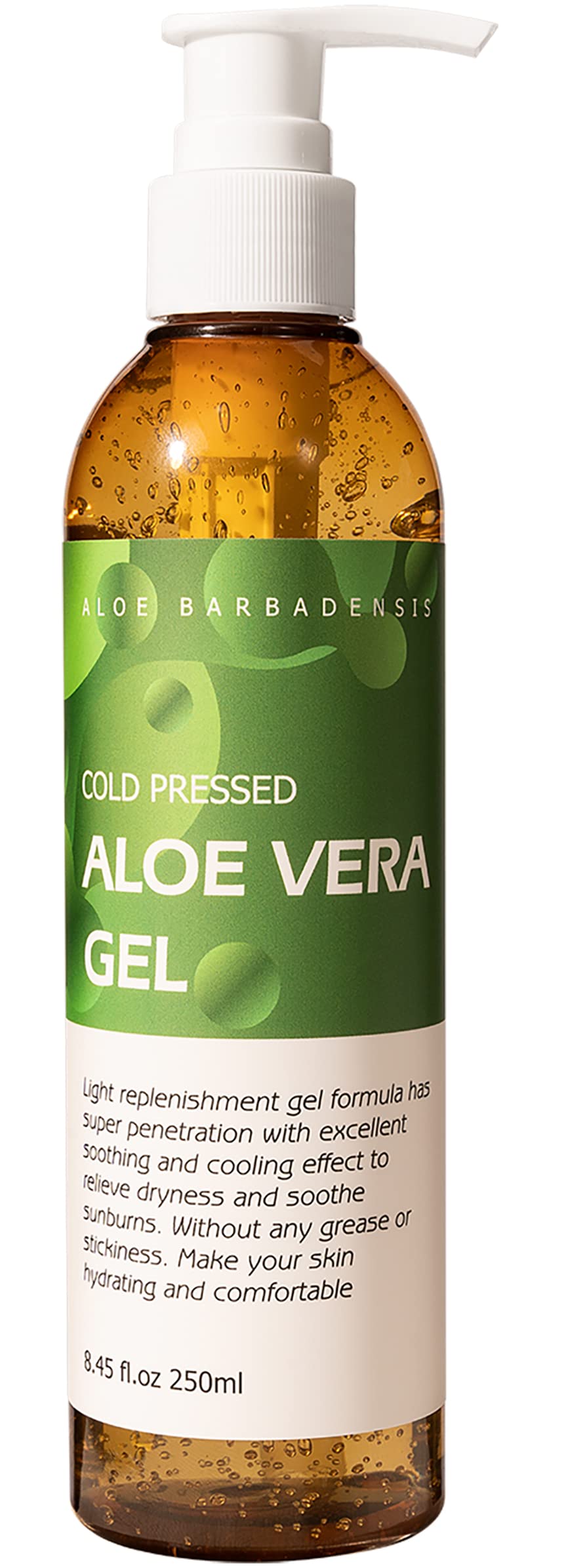 benatu front bottle showing label and size, clear aloe gel benefits hydration