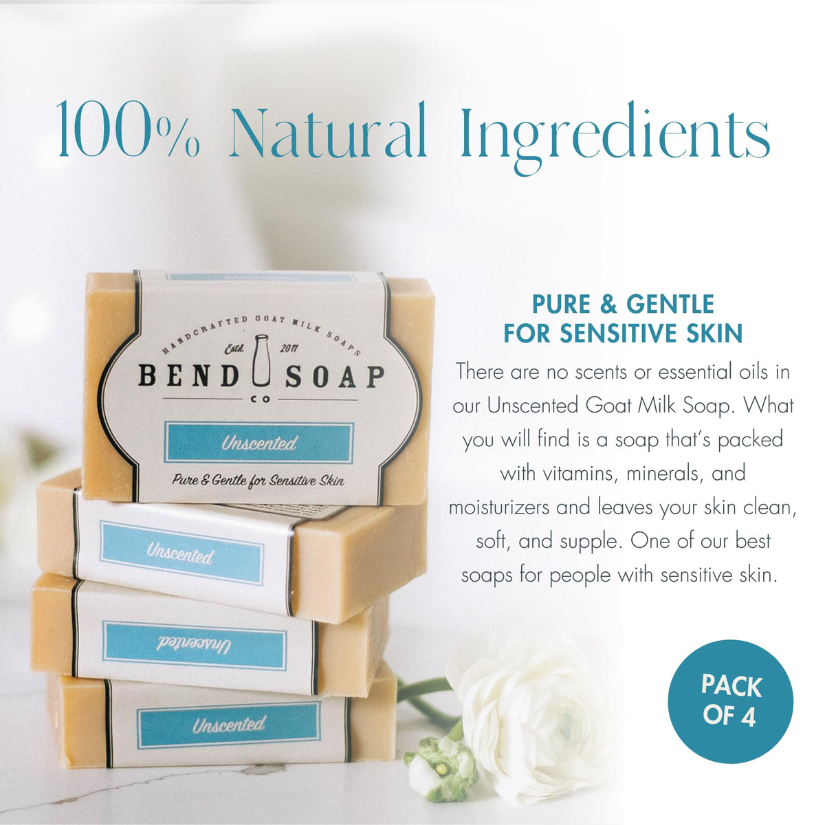 Bend Soap Company close-up of soap texture highlighting creamy lather
