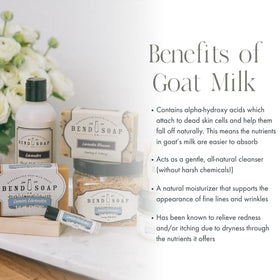 Bend Soap Company rich lather on hand demonstrating gentle cleansing benefit