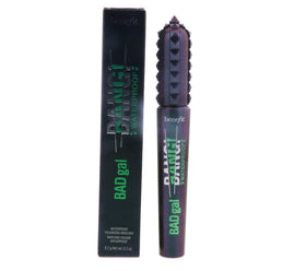Benefit BADgal BANG! front packaging showing product tube and waterproof claim for bold volume