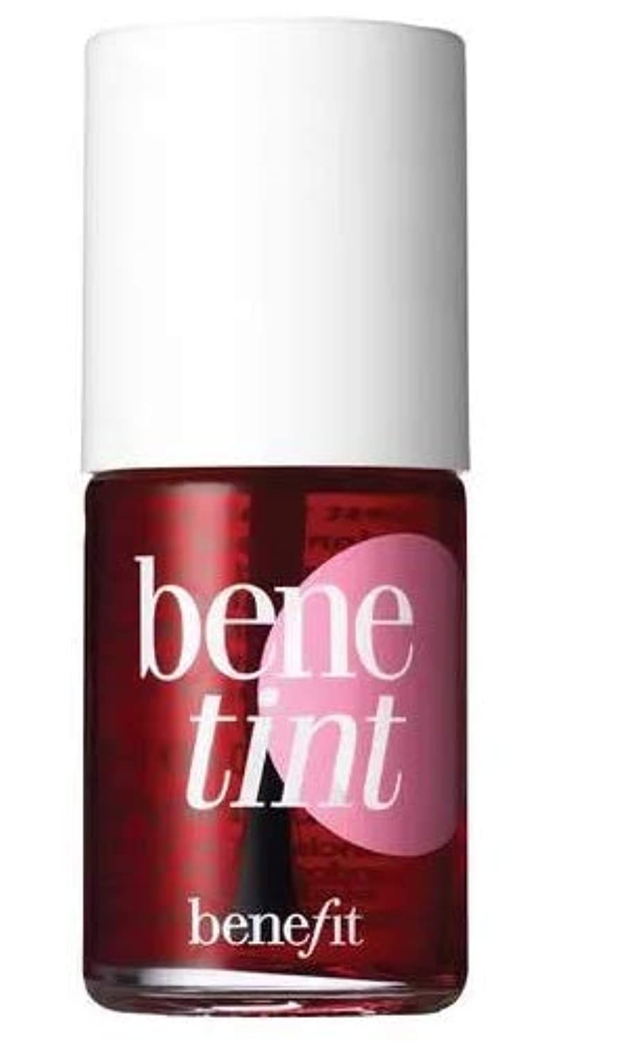 Benefit Benetint mini front packaging showing compact tube and branding, convenient for travel