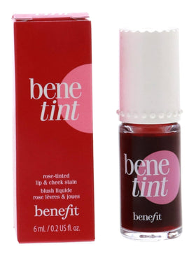 Benefit Bene Tint texture swatch on skin showing buildable sheer color